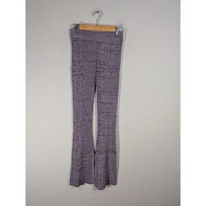 NWT Revolve Le Ore Women Rimini High-Rise Knit Flare Lilac Pants Sz S Boho Artsy